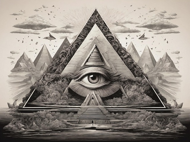 Download free HD stock image of Ai Generated Pyramid Free ai generated pyramid urban illustration