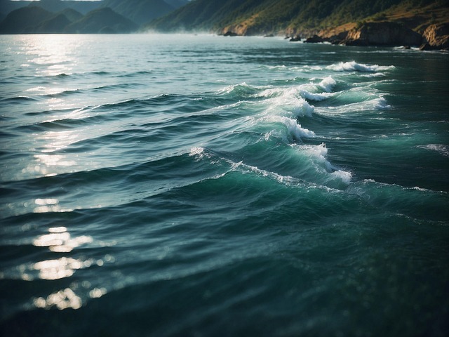 Free ai generated waves sea illustration