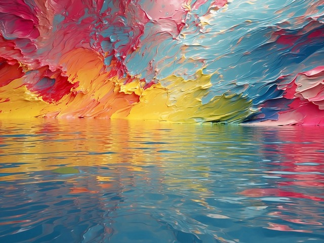 Free ai generated painting artist illustration