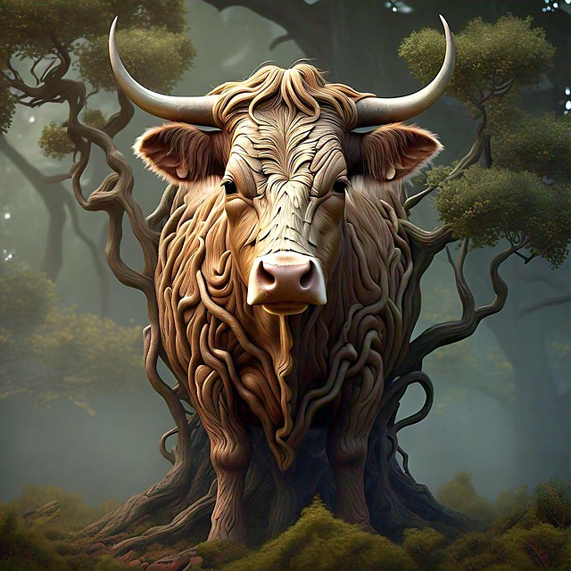 Ai Generado, Toro, Árbol, Sucursales