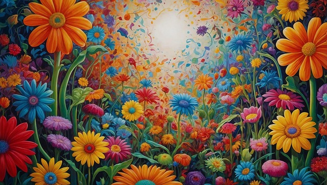 Free ai generated flowers plants illustration