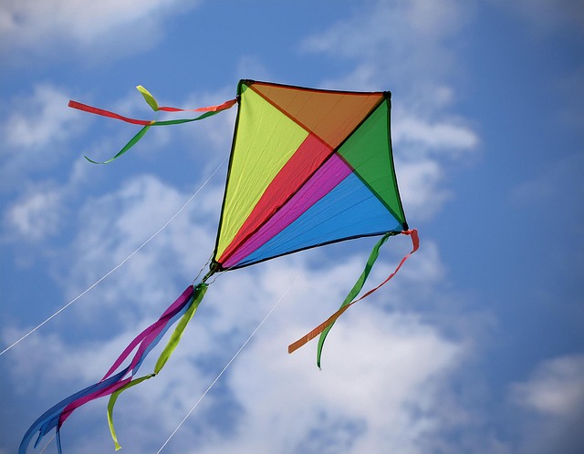 Free ai generated multicoloured flying illustration
