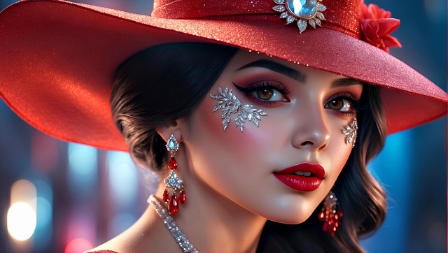 Download free HD stock image of Ai Generated Woman Free ai generated woman face illustration