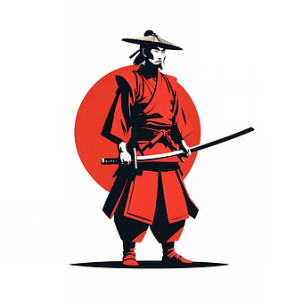 Samurai, Kriger, Katana, Sværd, Japansk