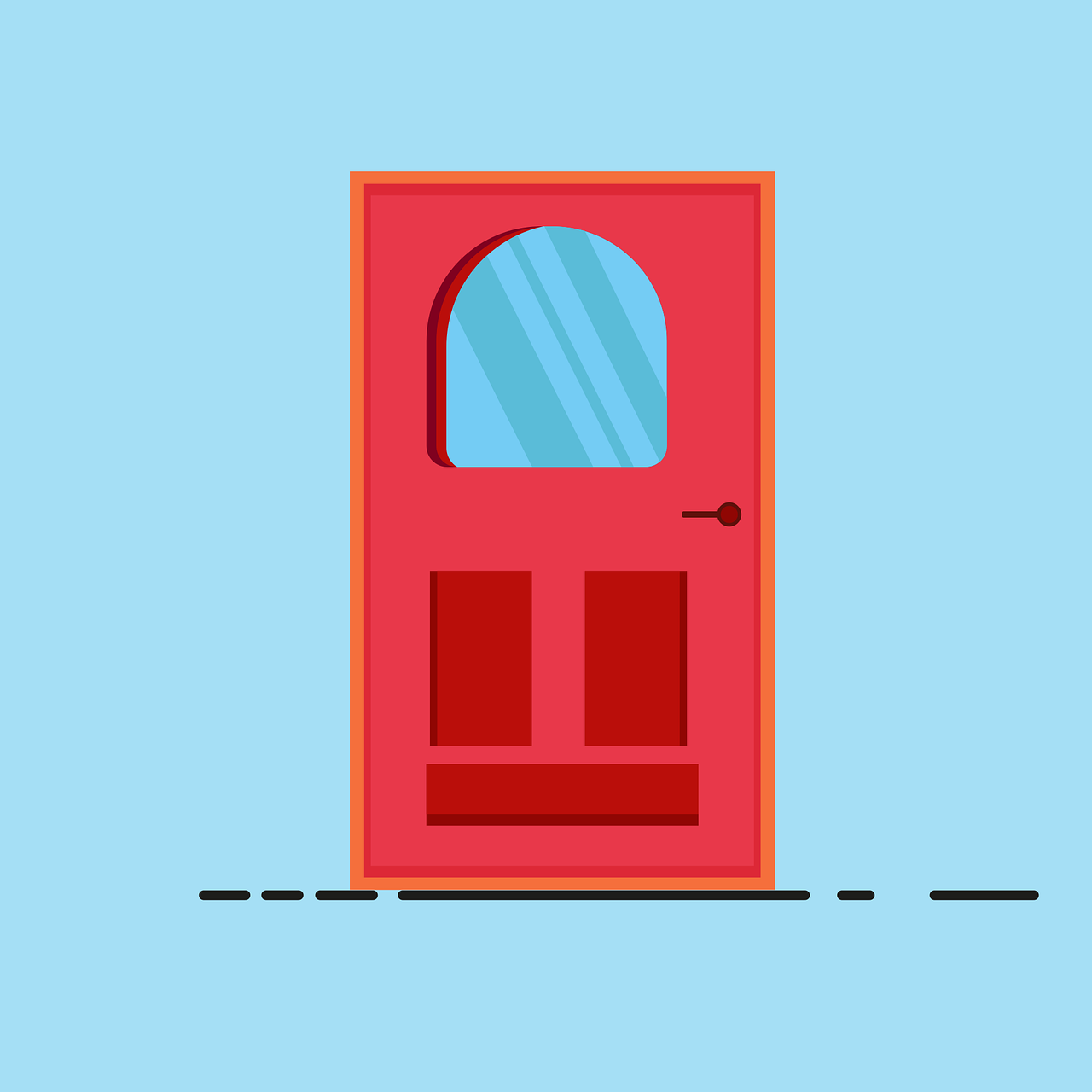 Puerta, Casa, Edificio, Ventana