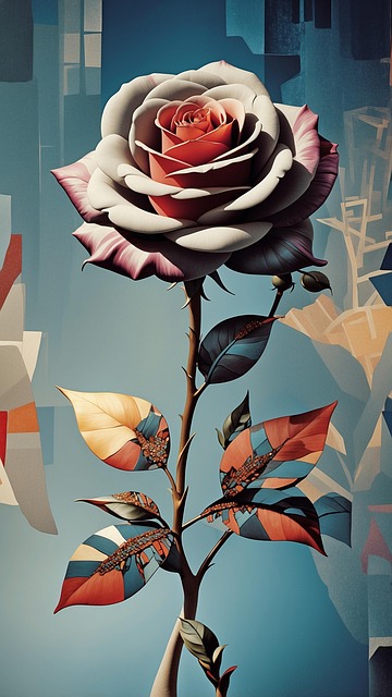 Free Ai Generated Rose illustration and picture