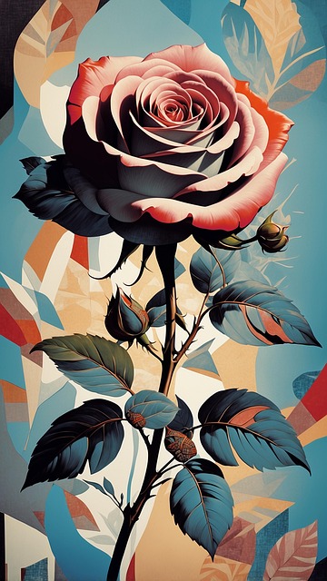 Free Ai Generated Rose illustration and picture