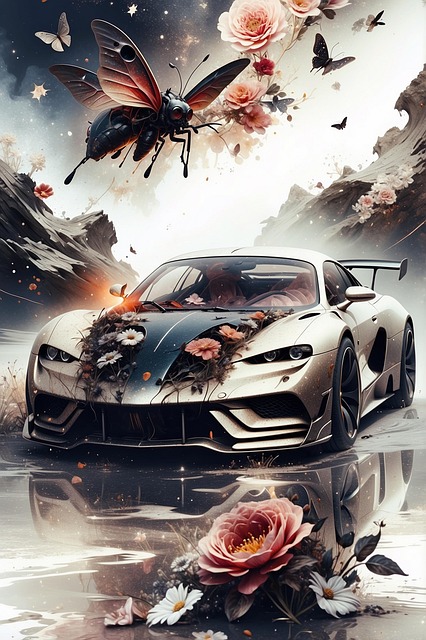 Free Ai Generated Automobile illustration and picture
