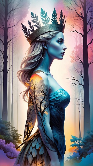 Free Ai Generated Woman illustration and picture