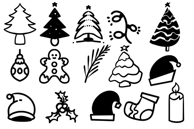 Free christmas candle light illustration