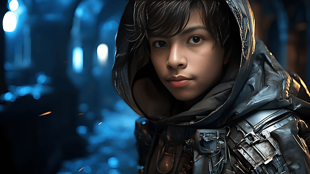 Free Cool Child illustration and picture