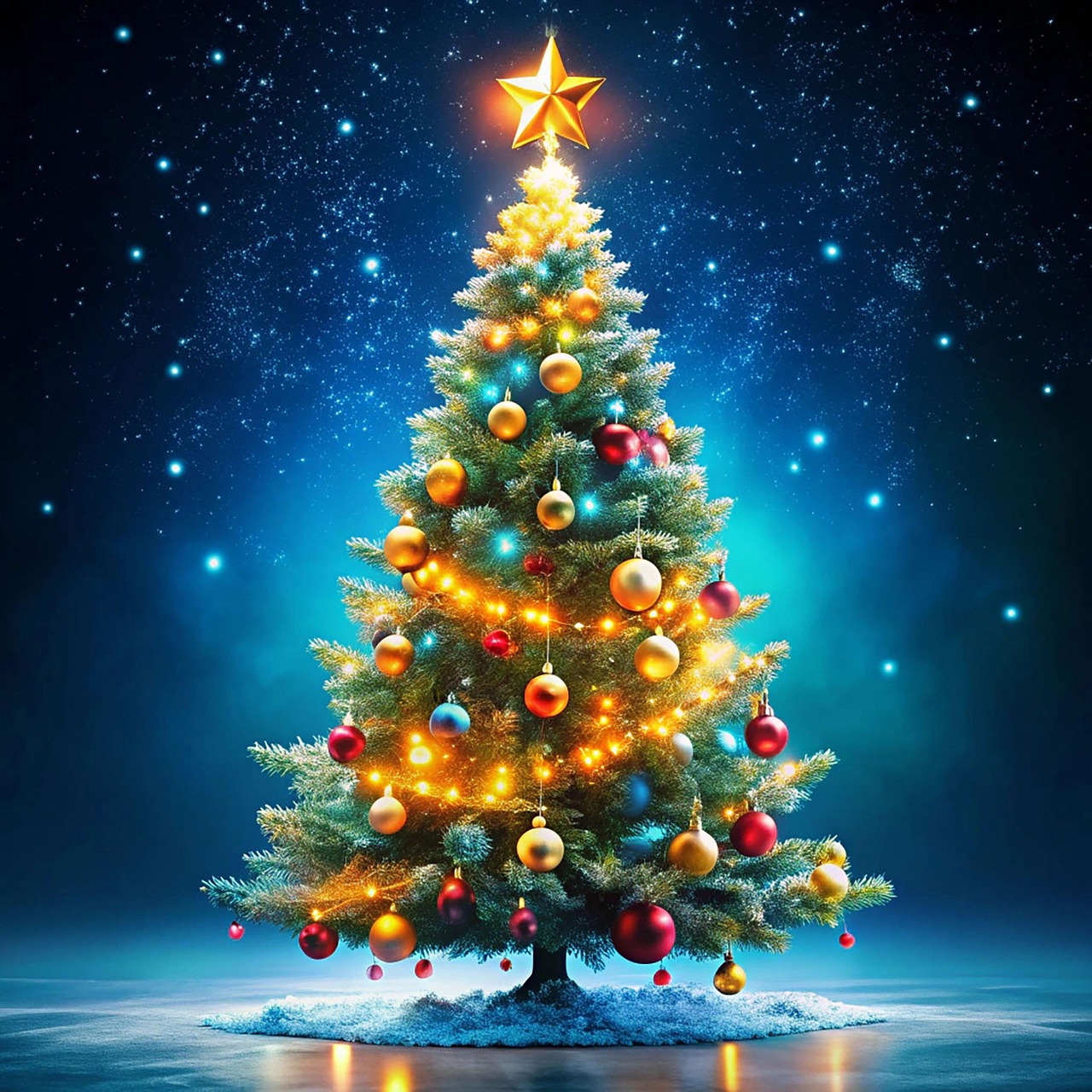 Download Ai Generated, Christmas Tree, Christmas. Royalty-Free Stock