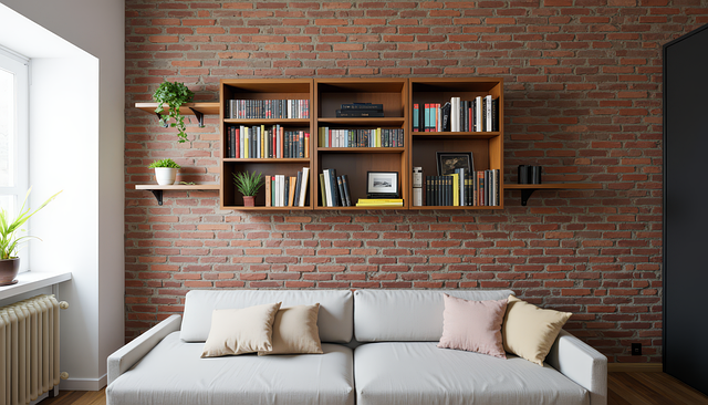 Free Bookshelf Modern illustration and picture