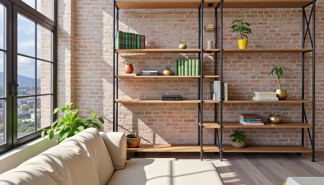 Free Bookshelf Modern illustration and picture