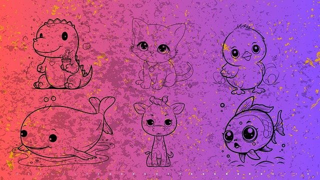 Free Cute Animals Cat illustration and picture