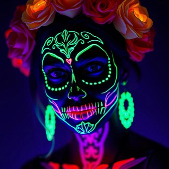 Ai Generert, Kvinne, Dia De Los Muertos