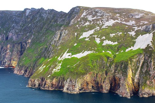 Irland, Natur, Berge, Felsen, Küste