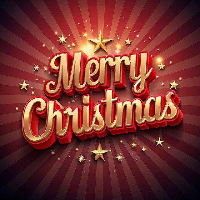 Free ai generated christmas merry christmas illustration