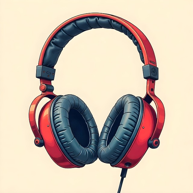 Free headphones music sound illustration