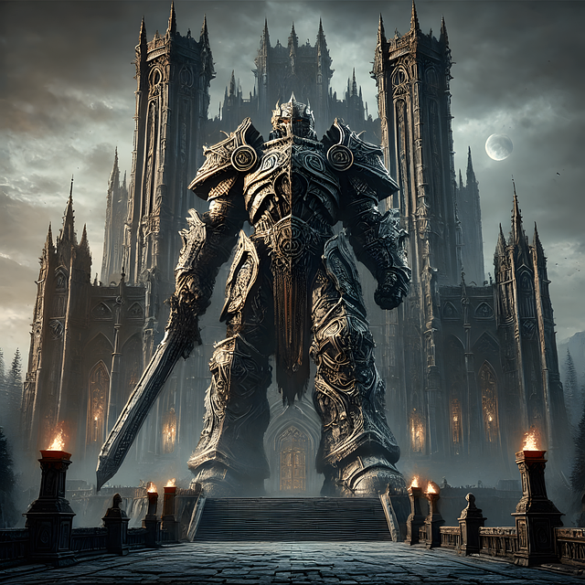 Download Ai Generated, Knight, Colossal. Royalty-Free Stock ...