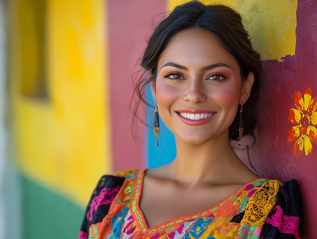 Free ai generated woman traditional fashion illustration
