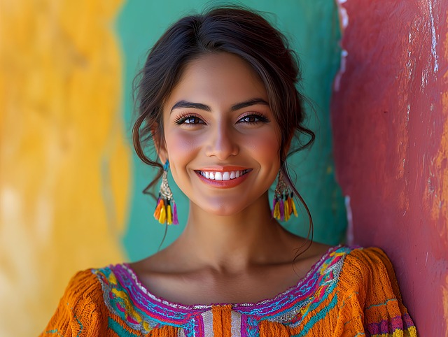 Free ai generated woman traditional fashion illustration