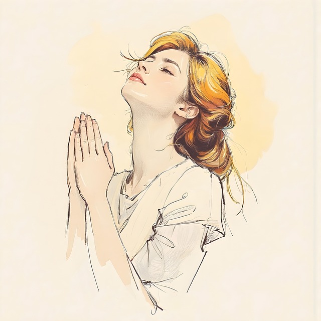 Free ai generated pray hope illustration