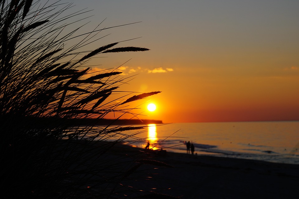 Sunset Beach Baltic Sea - Free photo on Pixabay