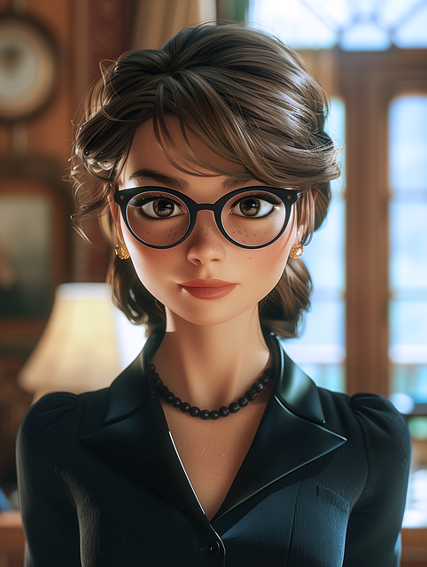 Free ai generated woman businesswoman illustration