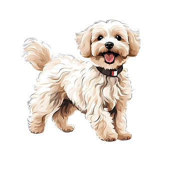 Free Ai Generated Maltipoo illustration and picture