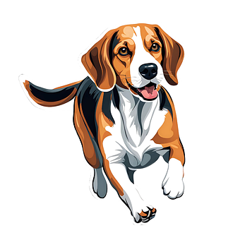 Free Ai Generated Dog illustration and picture
