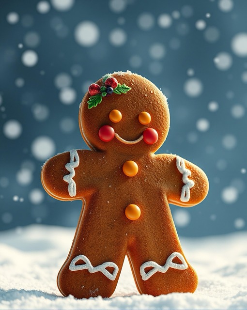 Free ai generated gingerbread man gingerbread illustration
