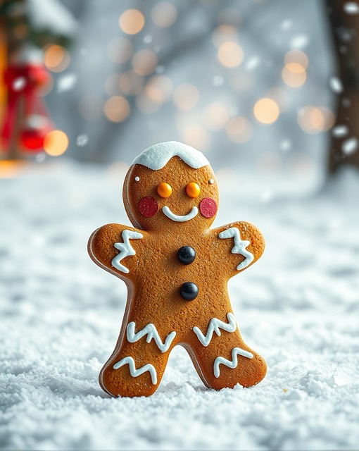 Free ai generated gingerbread man gingerbread illustration