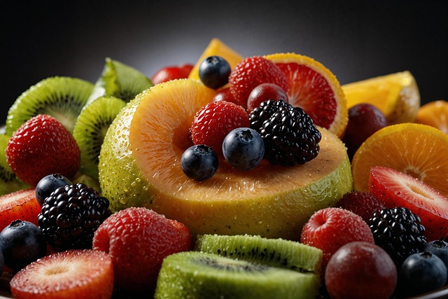 Download free HD stock image of Ai Generated Fruits Free ai generated fruits fruit salad illustration