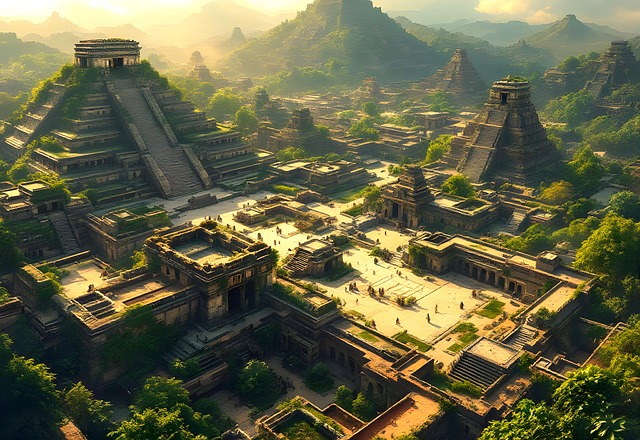 Free ai generated maya mexico illustration