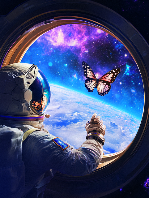 Free Ai Generated Astronaut illustration and picture