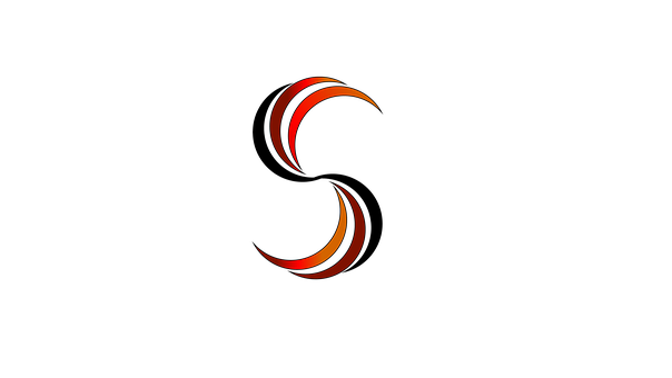 S, Diseño, Patrón, 2 Colores, Logo