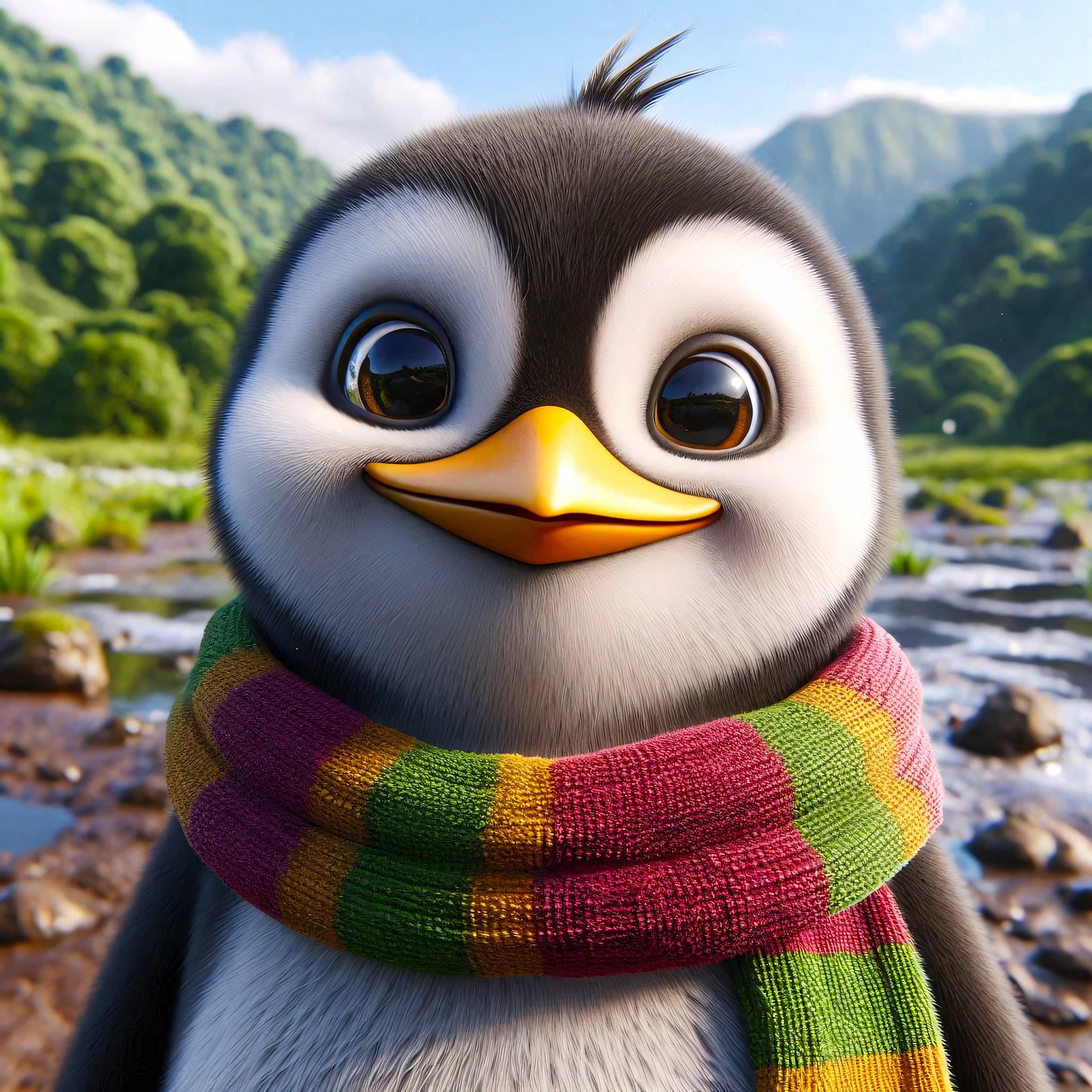 Ai Gerado Pinguim Cachecol Desenho - Imagens grátis no Pixabay