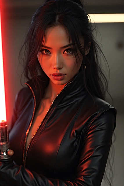Free ai generated jedi knight illustration