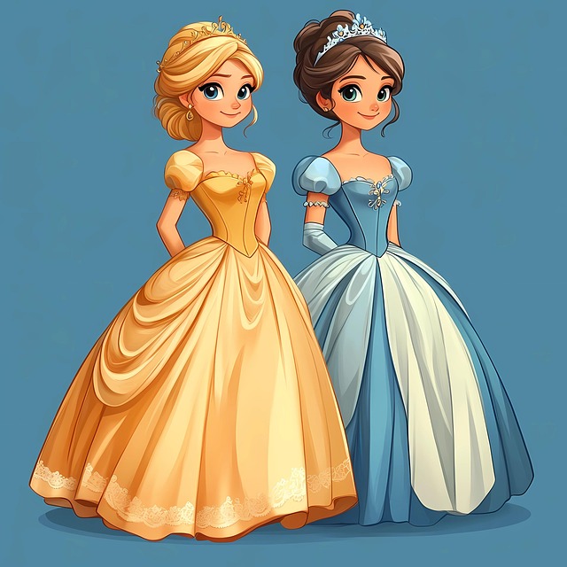 Princezna, Princezny, Středověký, Disney