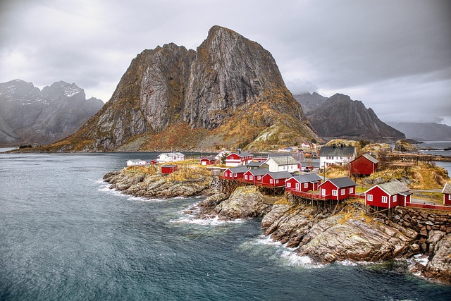 Hamnoy, Lofoten, Norge, Skandinavien