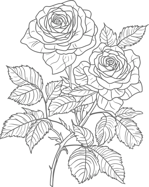 Ai Genereret, Roser, Blomster