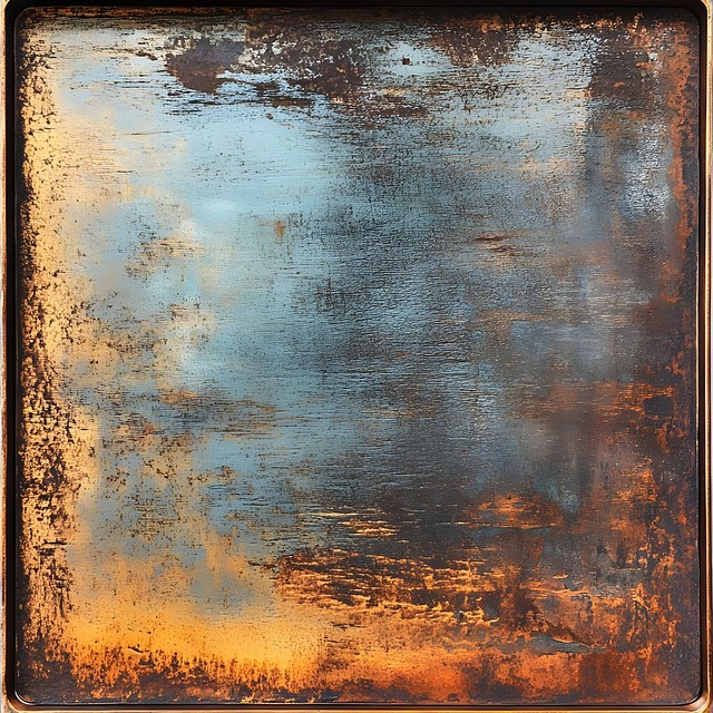Free ai generated peeling rust illustration