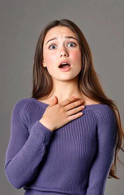 Free ai generated surprised woman illustration
