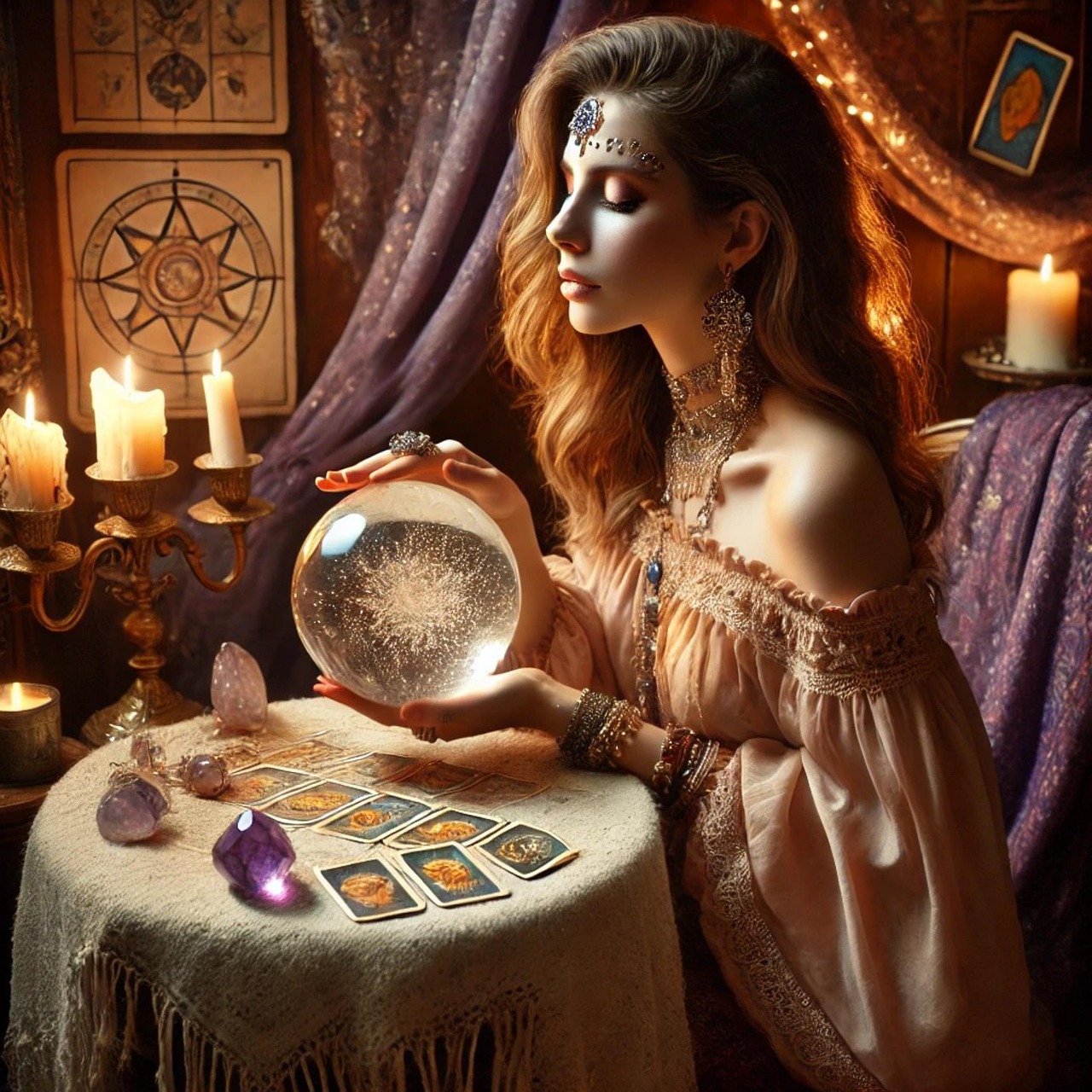Download Ai Generated, Woman, Fortune Teller. RoyaltyFree Stock