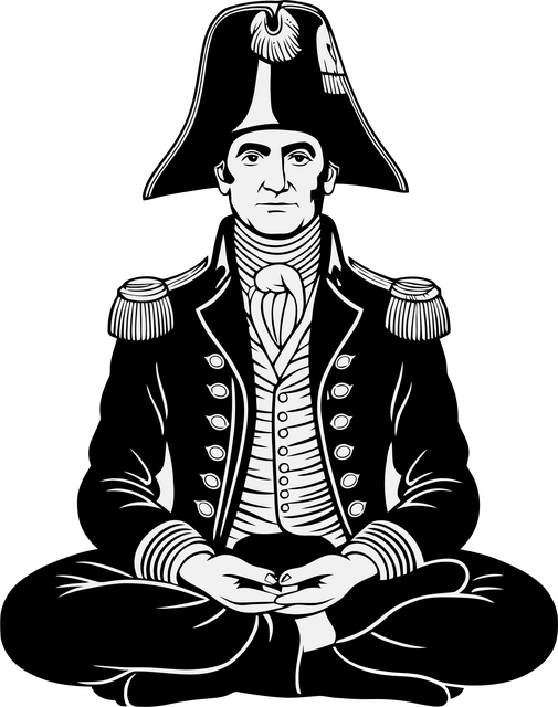 Free ai generated napoleon man vector