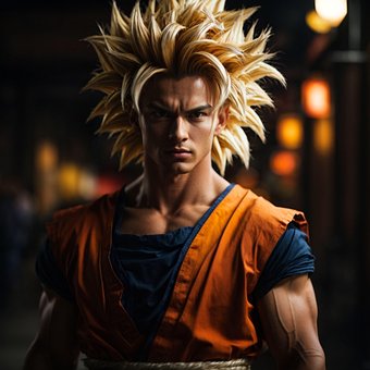 Free Goku Anime illustration and picture