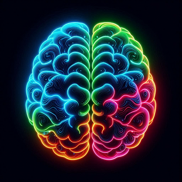 Free ai generated brain thought illustration