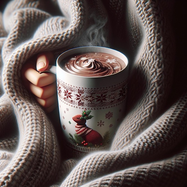 Free ai generated christmas cocoa illustration
