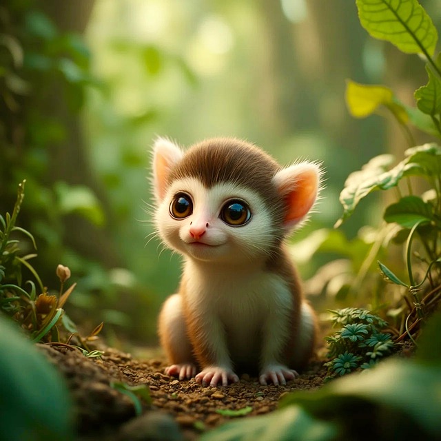 Free ai generated creature cutest illustration